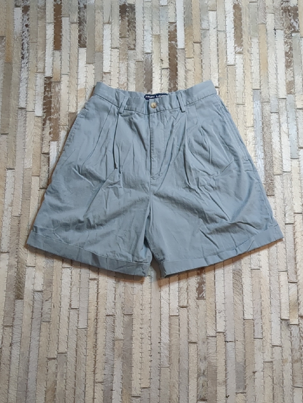 Ralph Lauren Polo Sport Women's Sz 6 Vintage '90s Blue Chino 100% Cotton Shorts